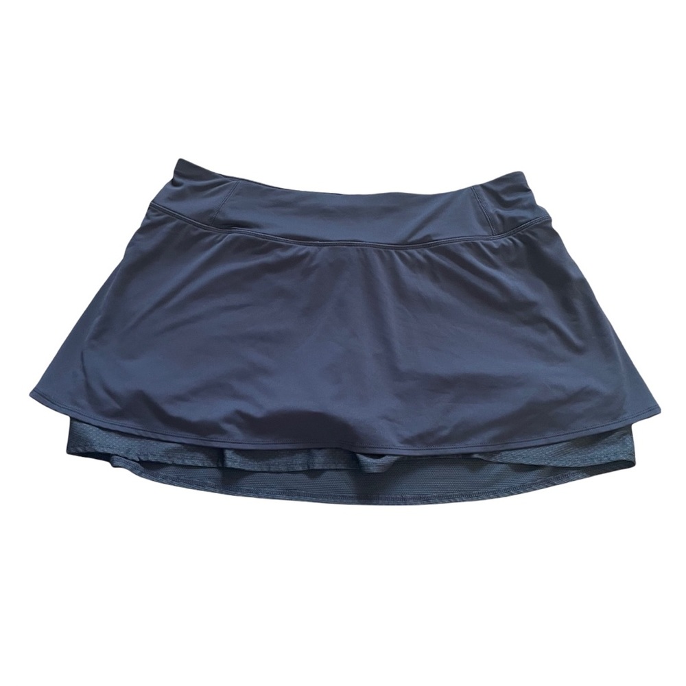 Athleta Split Time Athletic Skort - Slate Gray - image 1